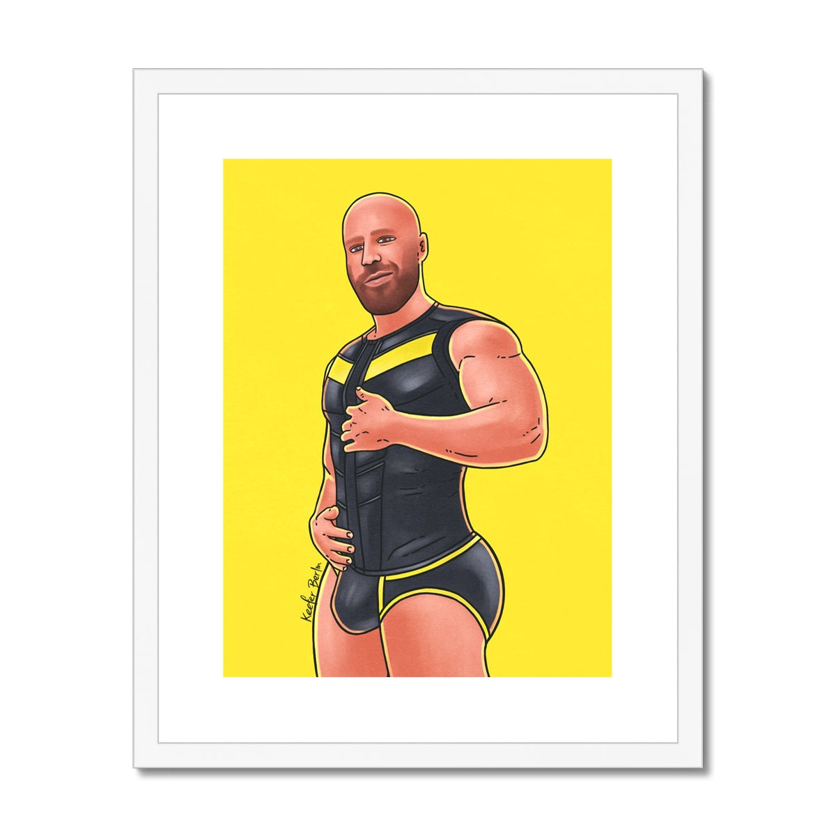 Dirty Macho Framed Print (Ft. Yuri Tolochko)