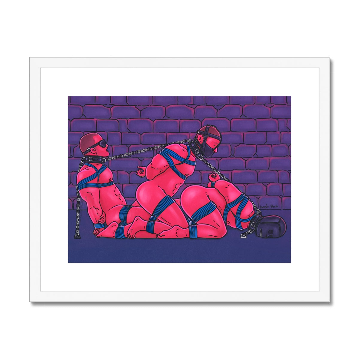 Chained Reaction Framed Print