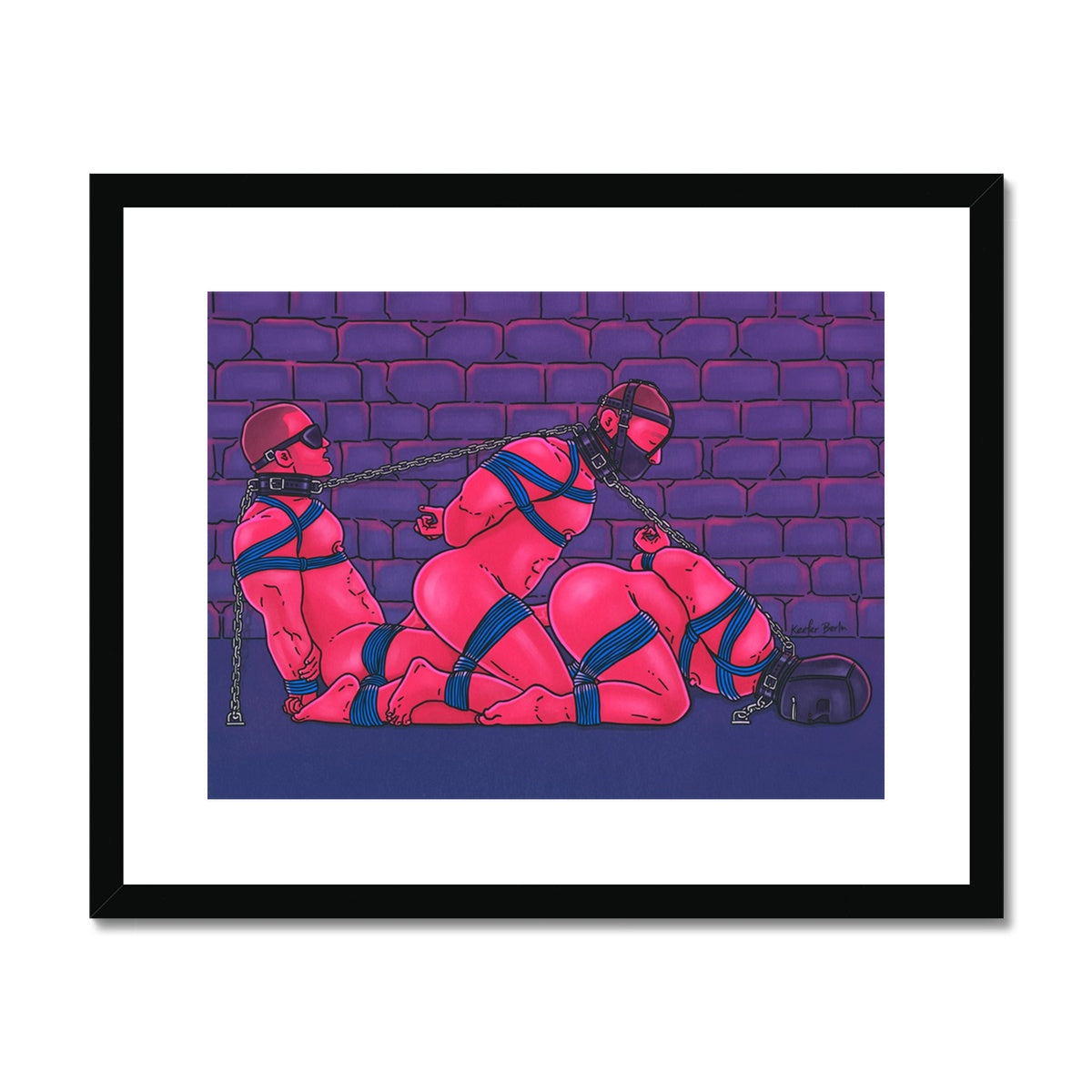 Chained Reaction Framed Print