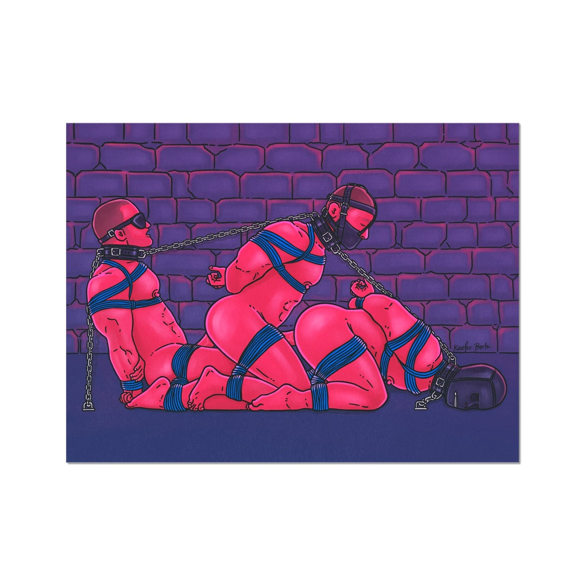 Chained Reaction Art Print