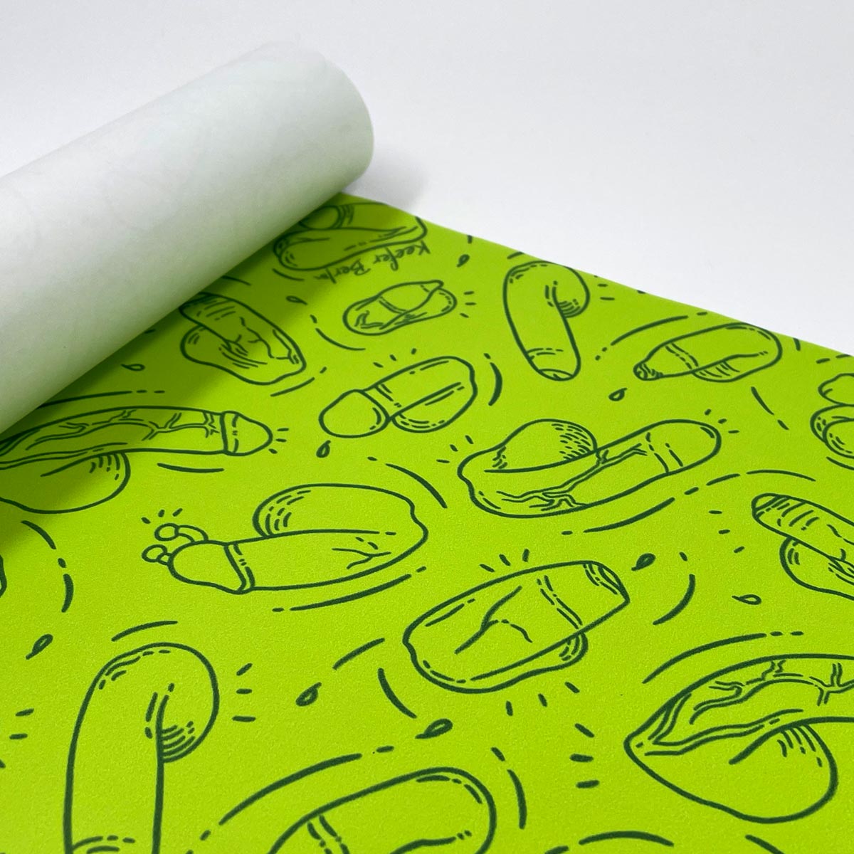 Dicklious (Neon Green Edition) Wrapping Paper