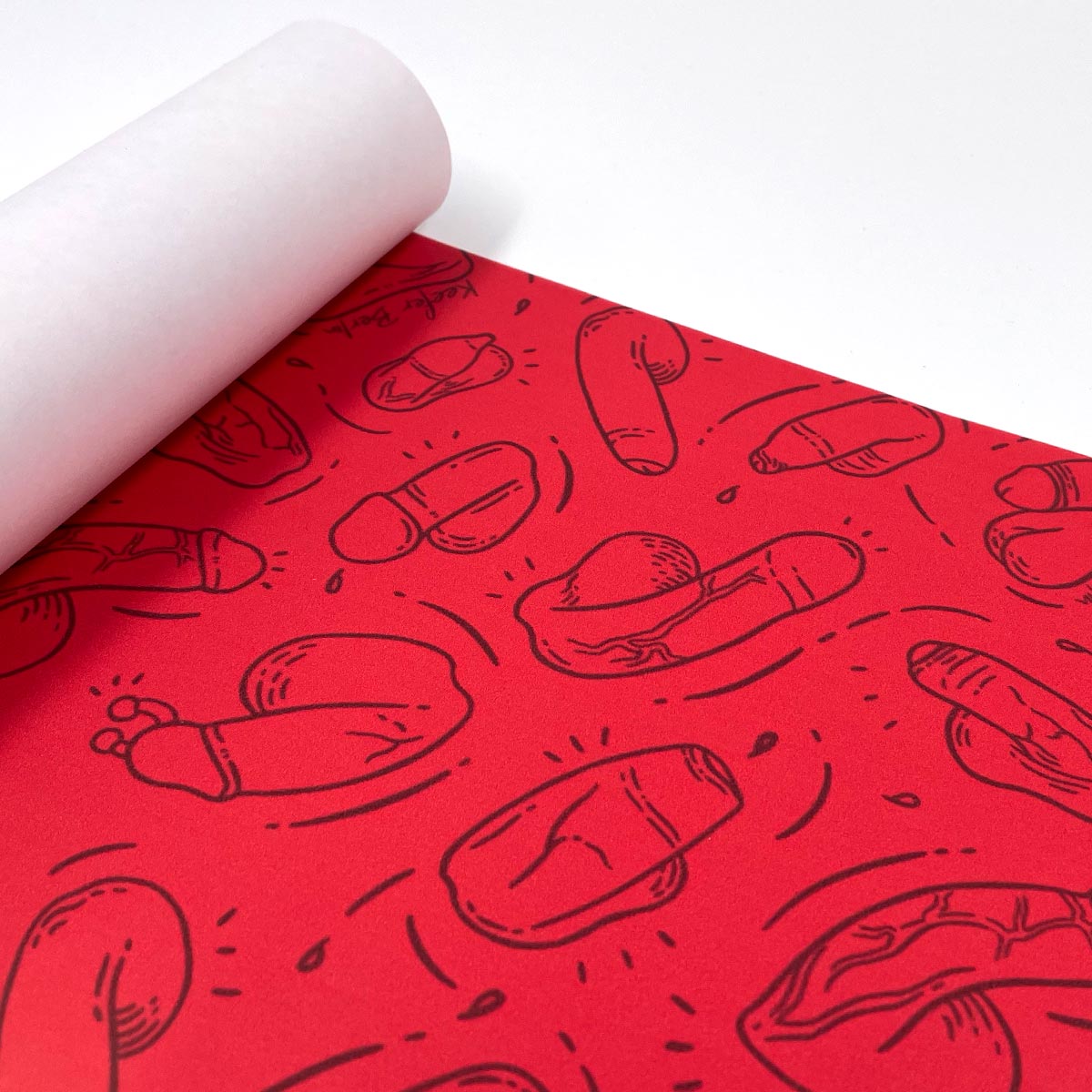 Dicklious (Red Edition) Wrapping Paper