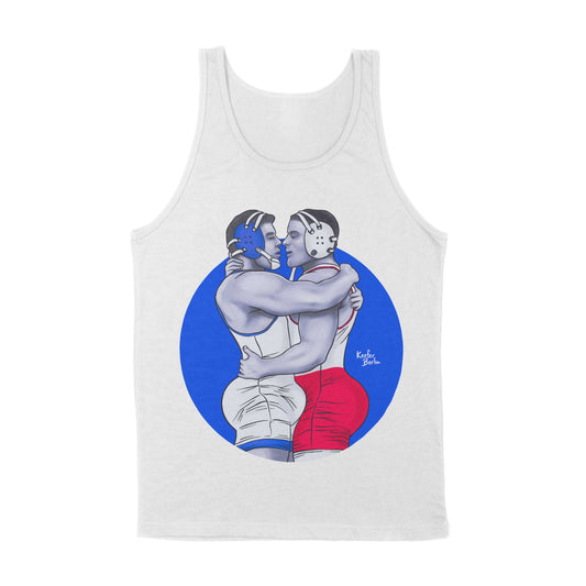 The Embrace Of Gay Wrestlers Tank Top