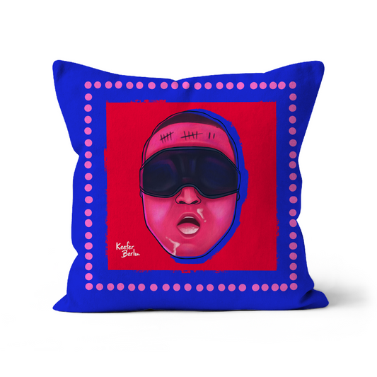 Head Of Cum Dump Throw Pillow With Insert
