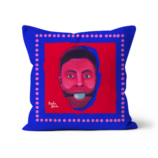 Head Of Gags Throw Pillow With Insert