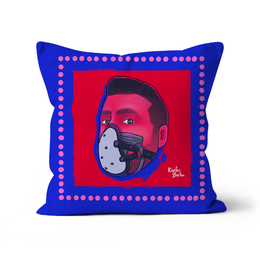 Head Of Olfactophilia Throw Pillow With Insert