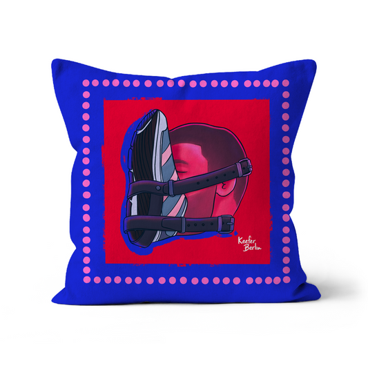 Head Of Sneaker Fetish Throw Pillow With Insert