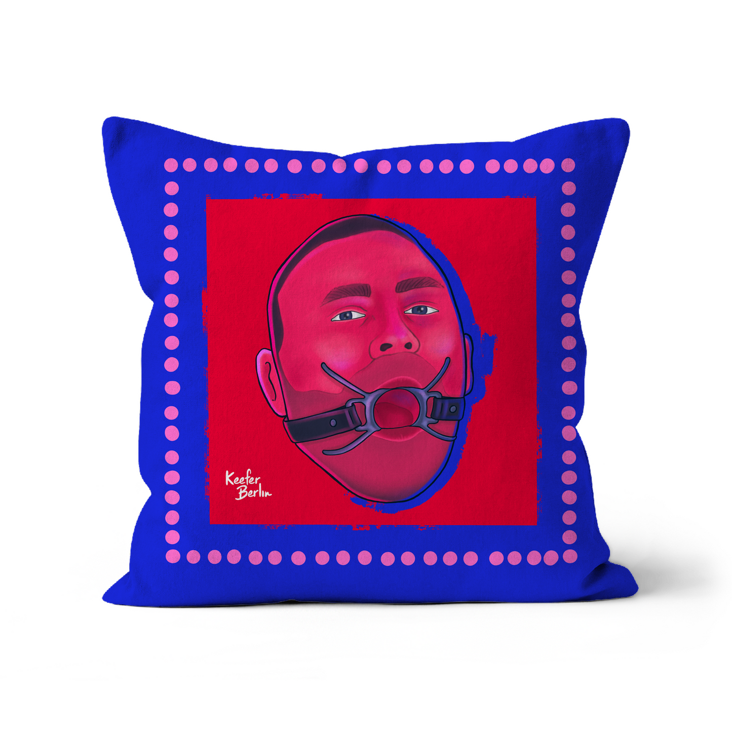 Head Of Submission Throw Pillow With Insert