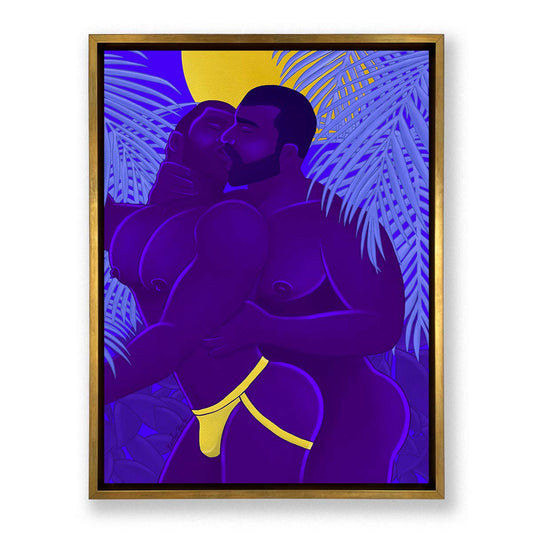 Jungle Fever II Framed Canvas