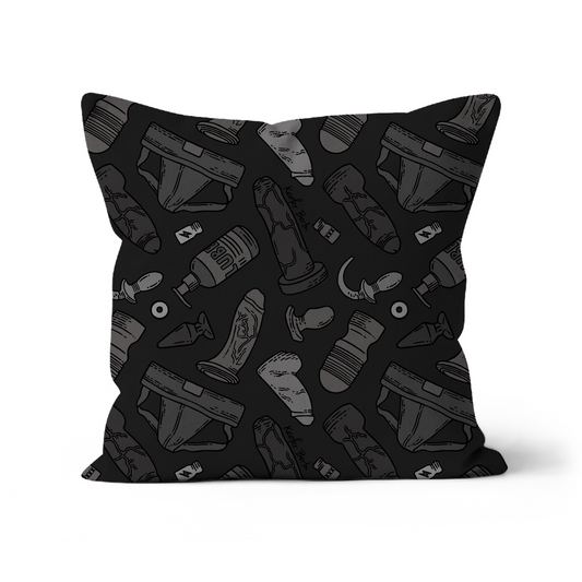 Power Bottom Kit (Black Edition) Throw Pillow With Insert