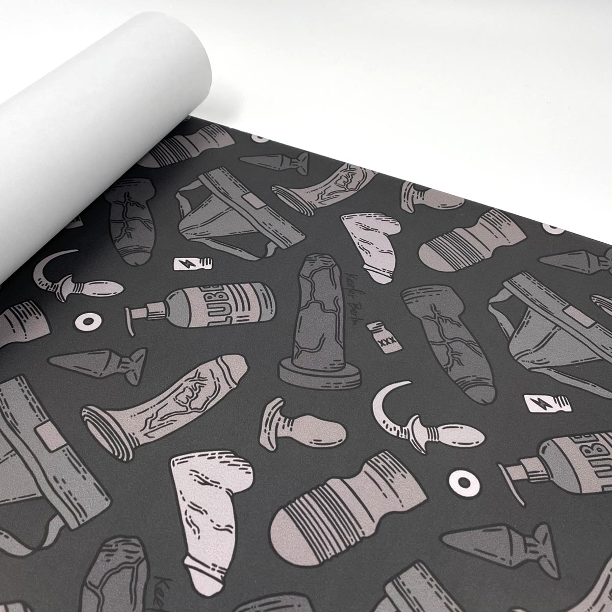 Power Bottom Kit (Black Edition) Wrapping Paper