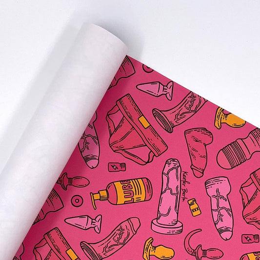 Power Bottom Kit (Bubble Gum Edition) Wrapping Paper