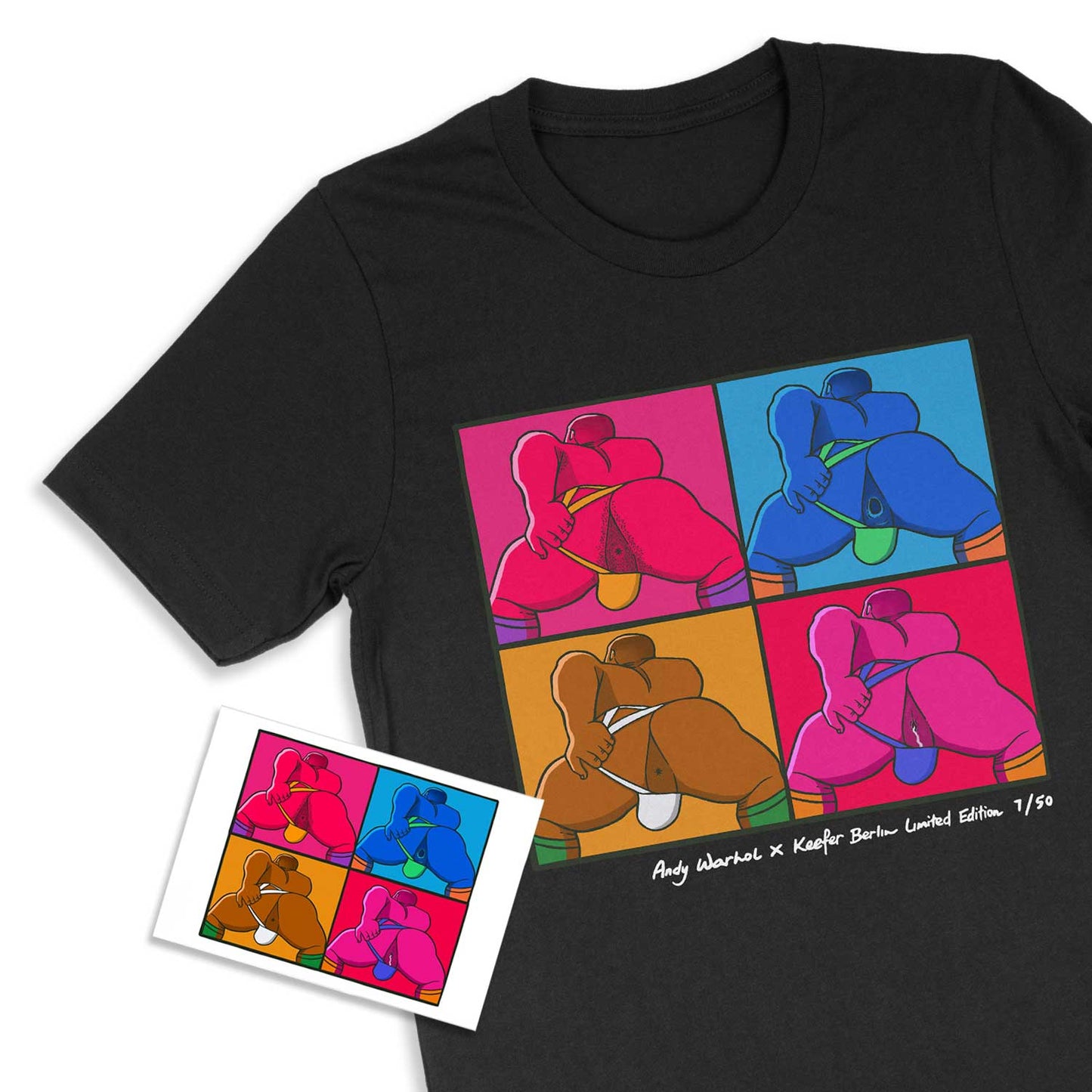 Show Me Your Hole (Andy Warhol Inspired Limited Edition) Special T-Shirt Set