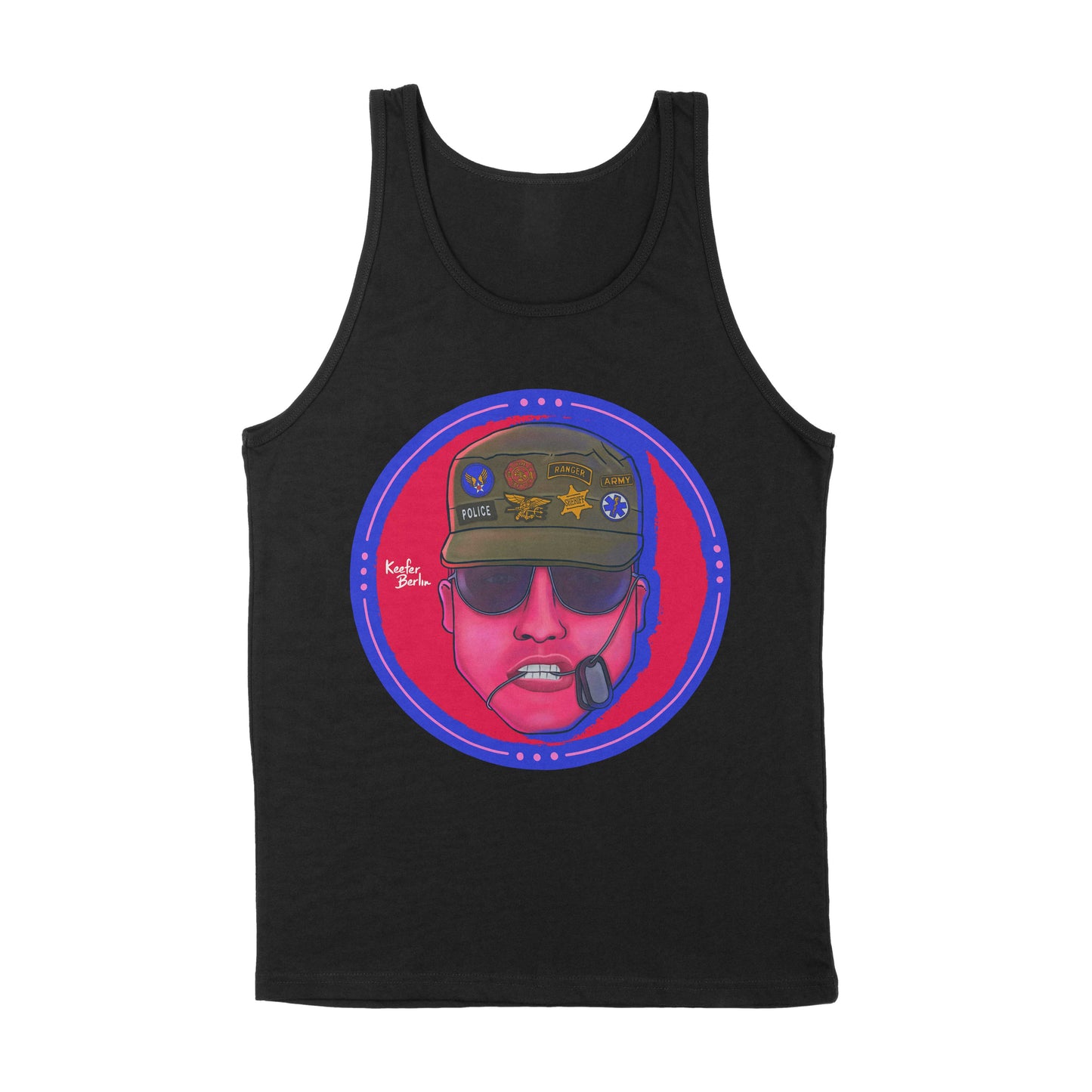 Head Of Uniform Fetish Tank Top