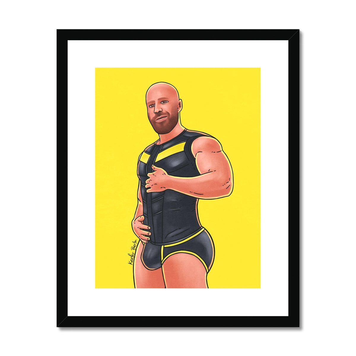 Dirty Macho Framed Print (Ft. Yuri Tolochko)