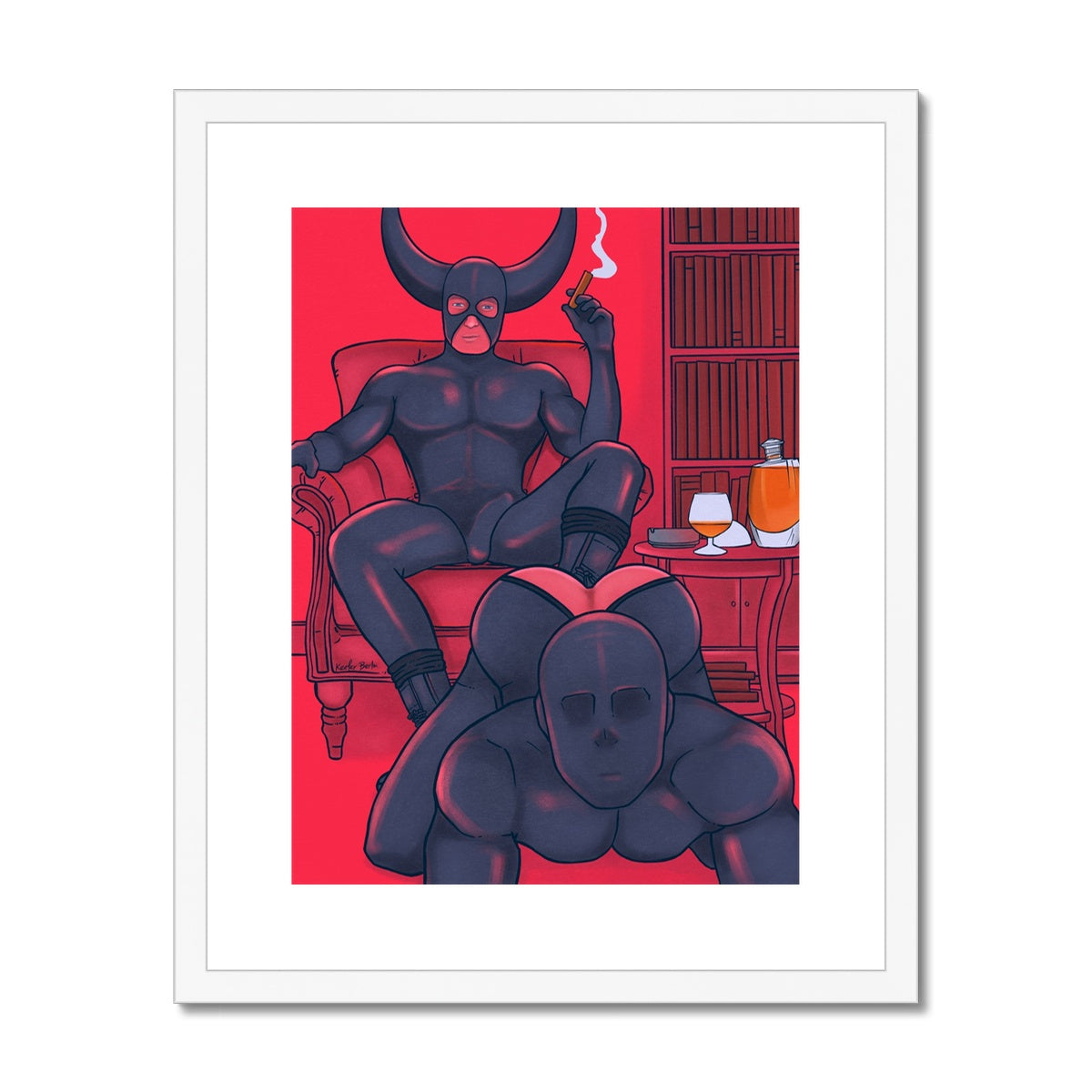 The Red Room Framed Print