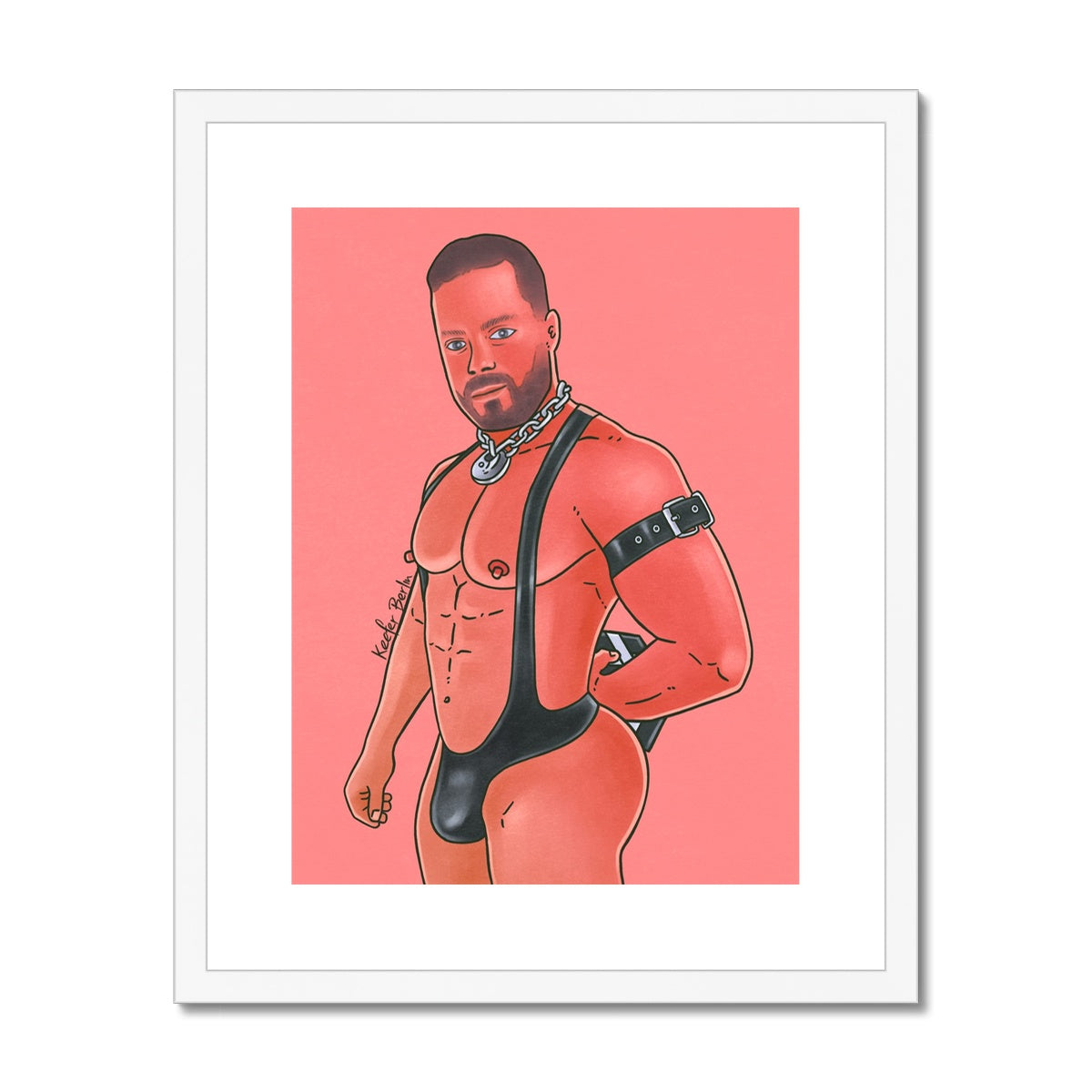 Rubber Bear Framed Print