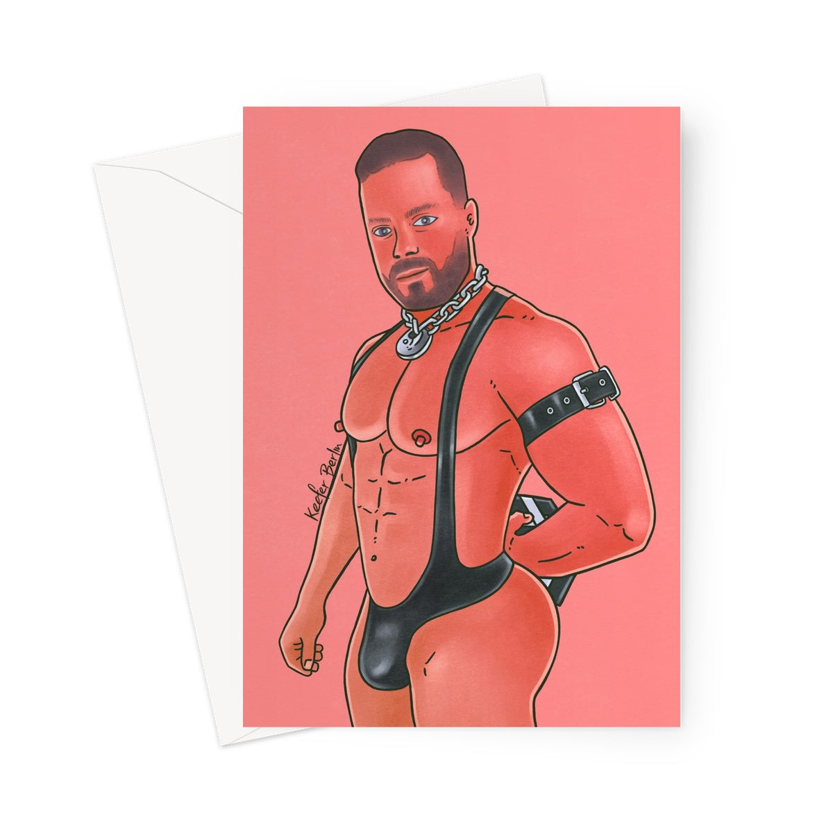 Rubber Bear Greeting Card