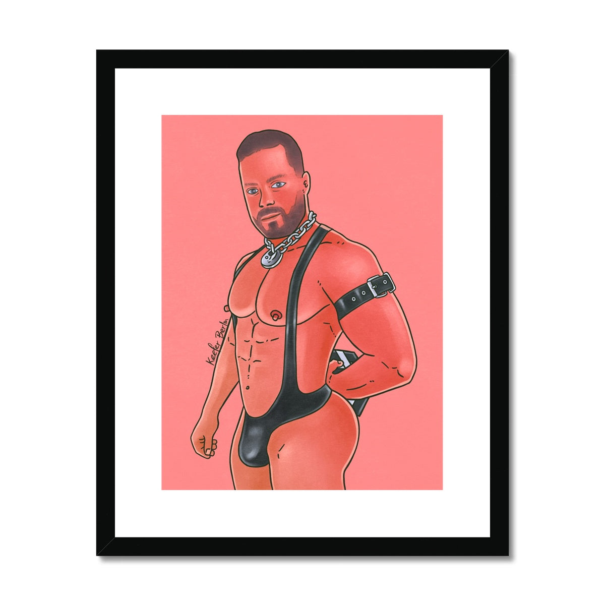 Rubber Bear Framed Print