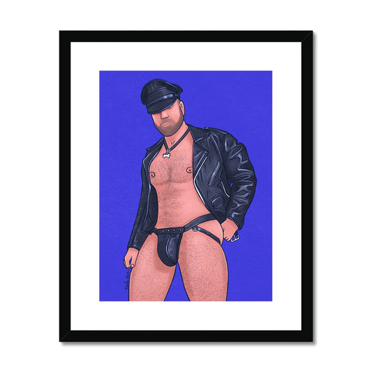 Leather Daddy Framed Print