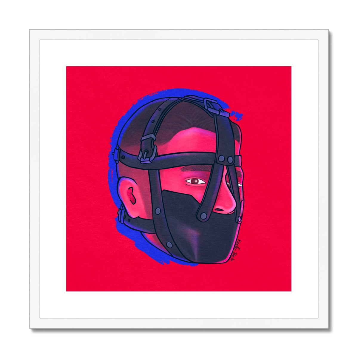 Head Of Bondage Framed Print