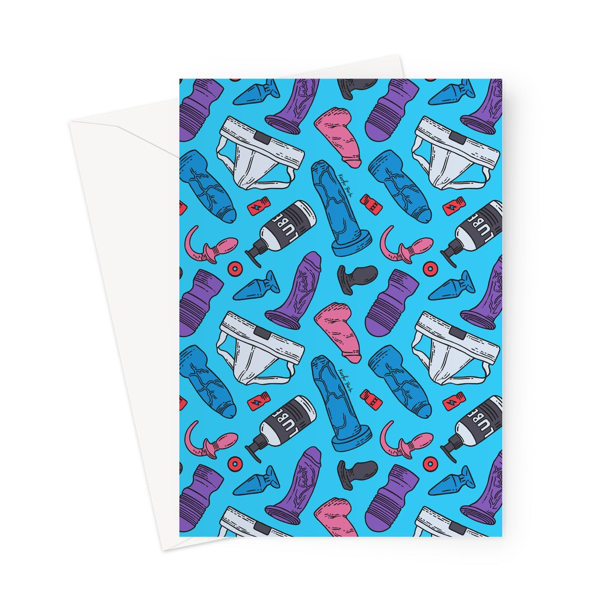 Power Bottom Kit (Original Edition) Greeting Card