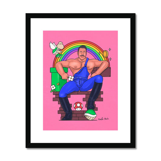 Mario Of Finland Framed Print