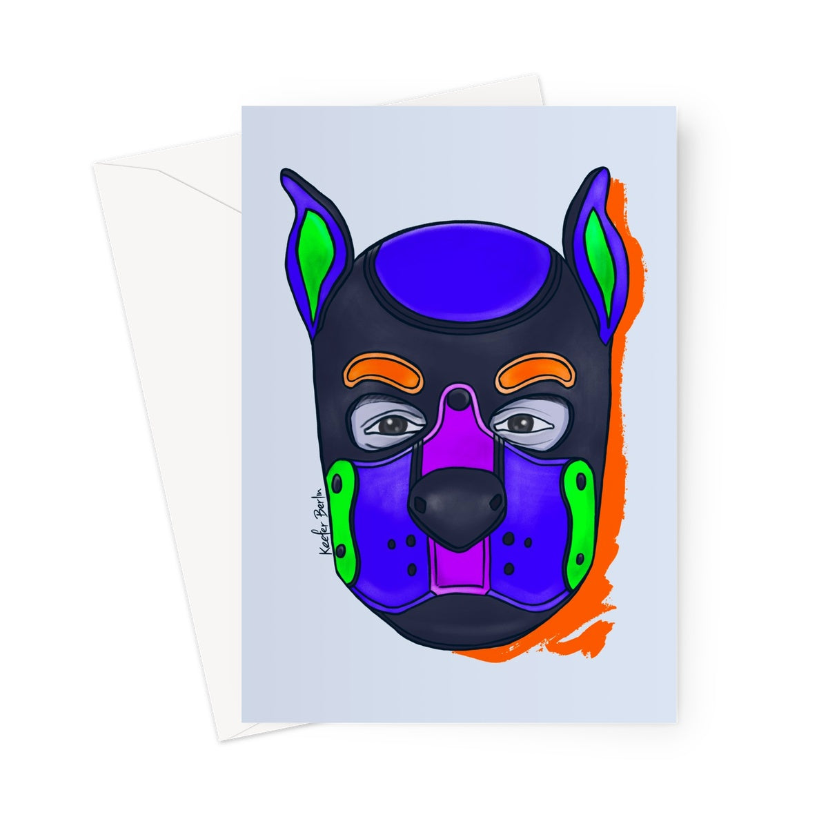 Show Your True Colors Pup Greeting Card