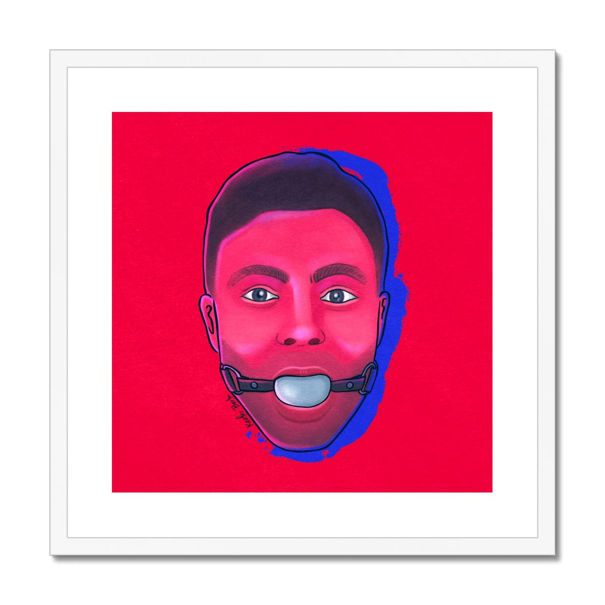 Head Of Gags Framed Print