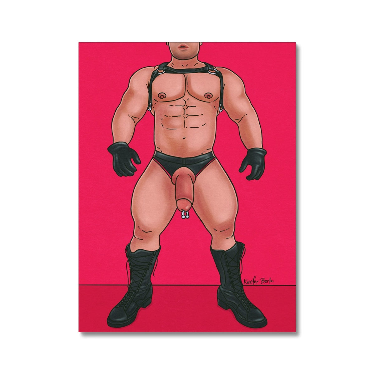 The Ass Destroyer Stretched Canvas Print