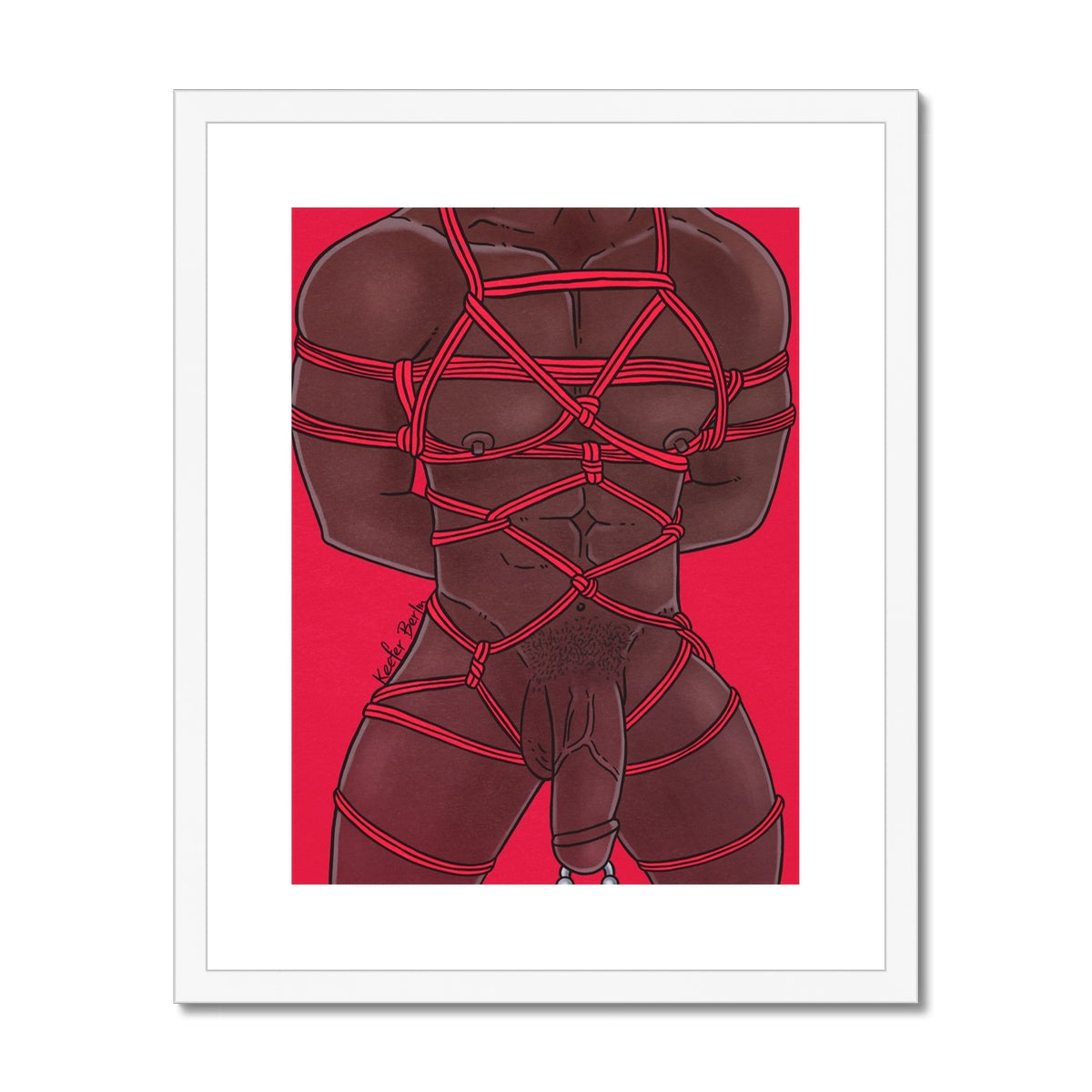 Hung Framed Print