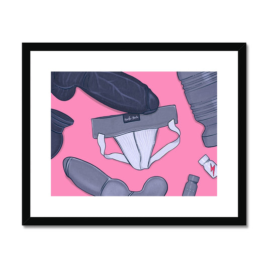 Toys For Power Bottom Framed Print