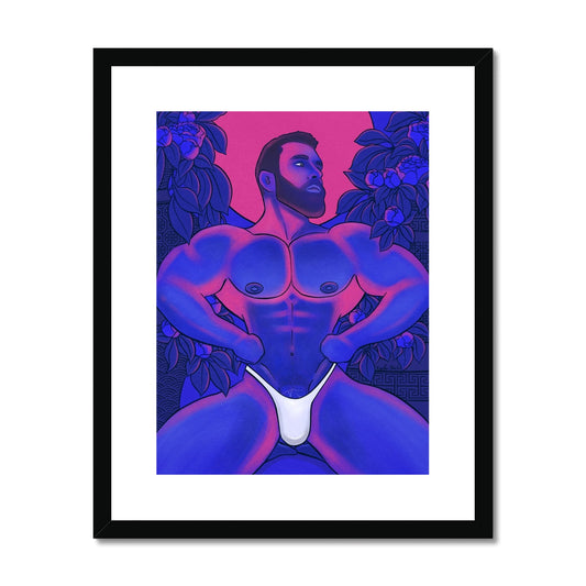 Under The Moon Light Framed Print