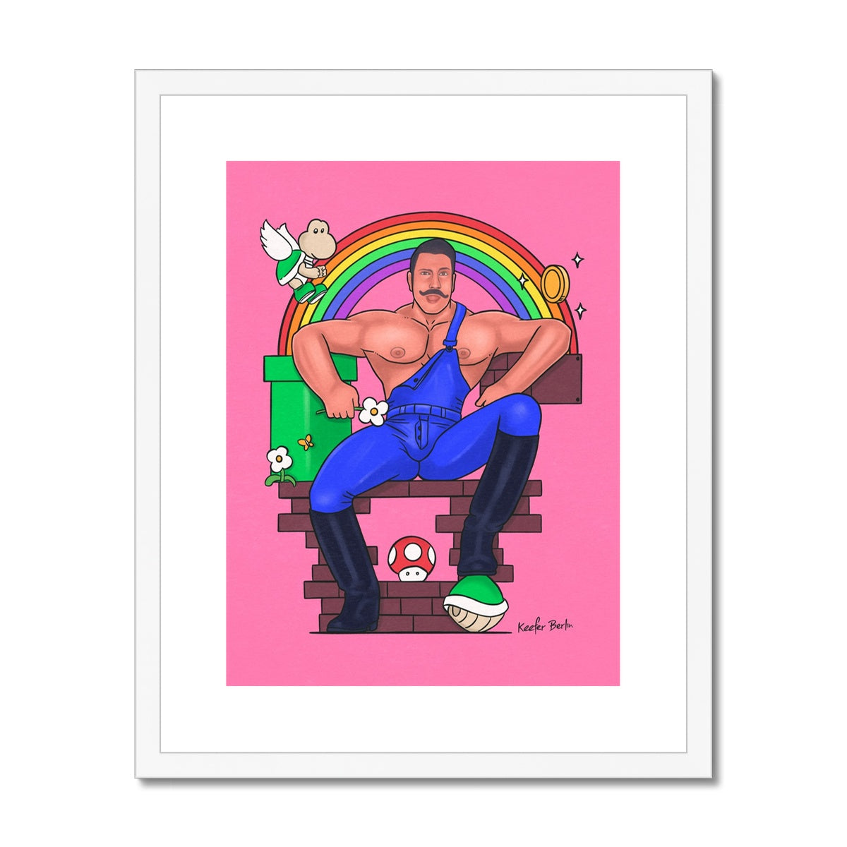 Mario Of Finland Framed Print