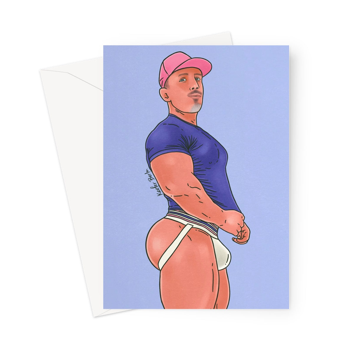 Muscle Jock Greeting Card