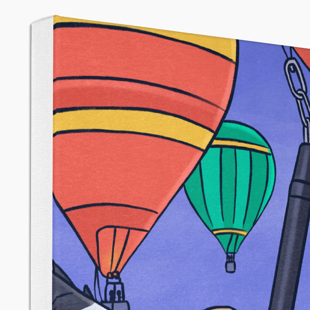 Up, Up, And Away Stretched Canvas Print