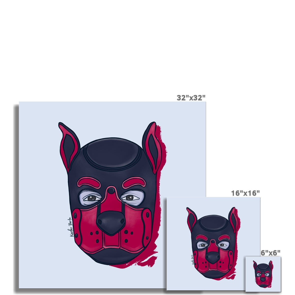 Fisting Pup Premium Print