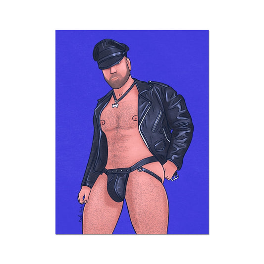 Leather Daddy Art Print