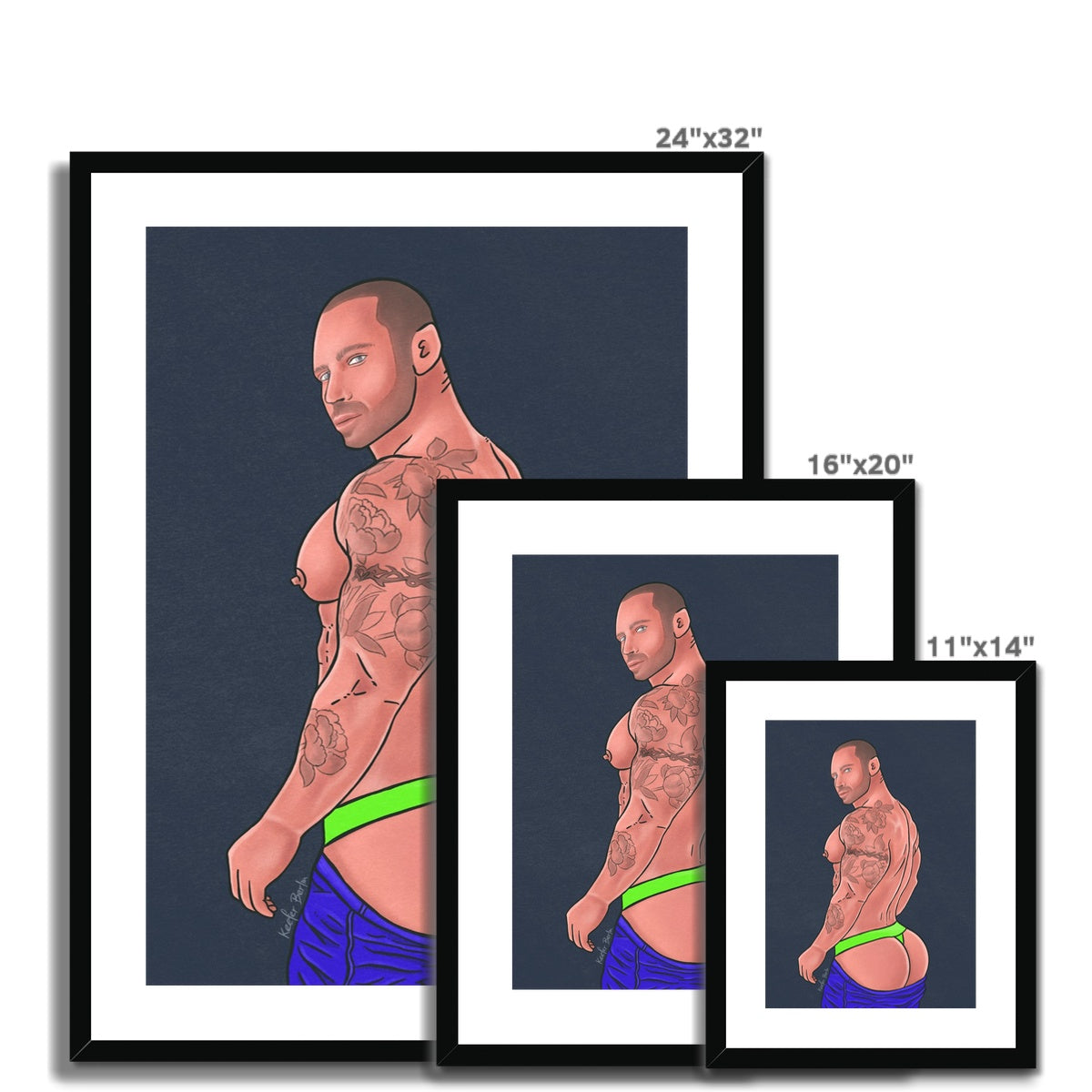 Come Taste My Cake Framed Print (Ft. Scott Cullens)