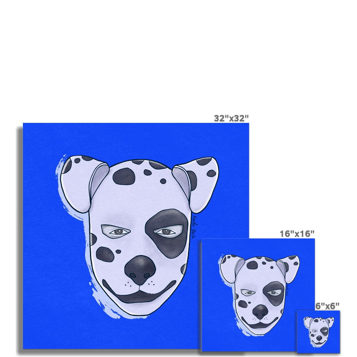 Gay Pup Dalmatian Premium Print