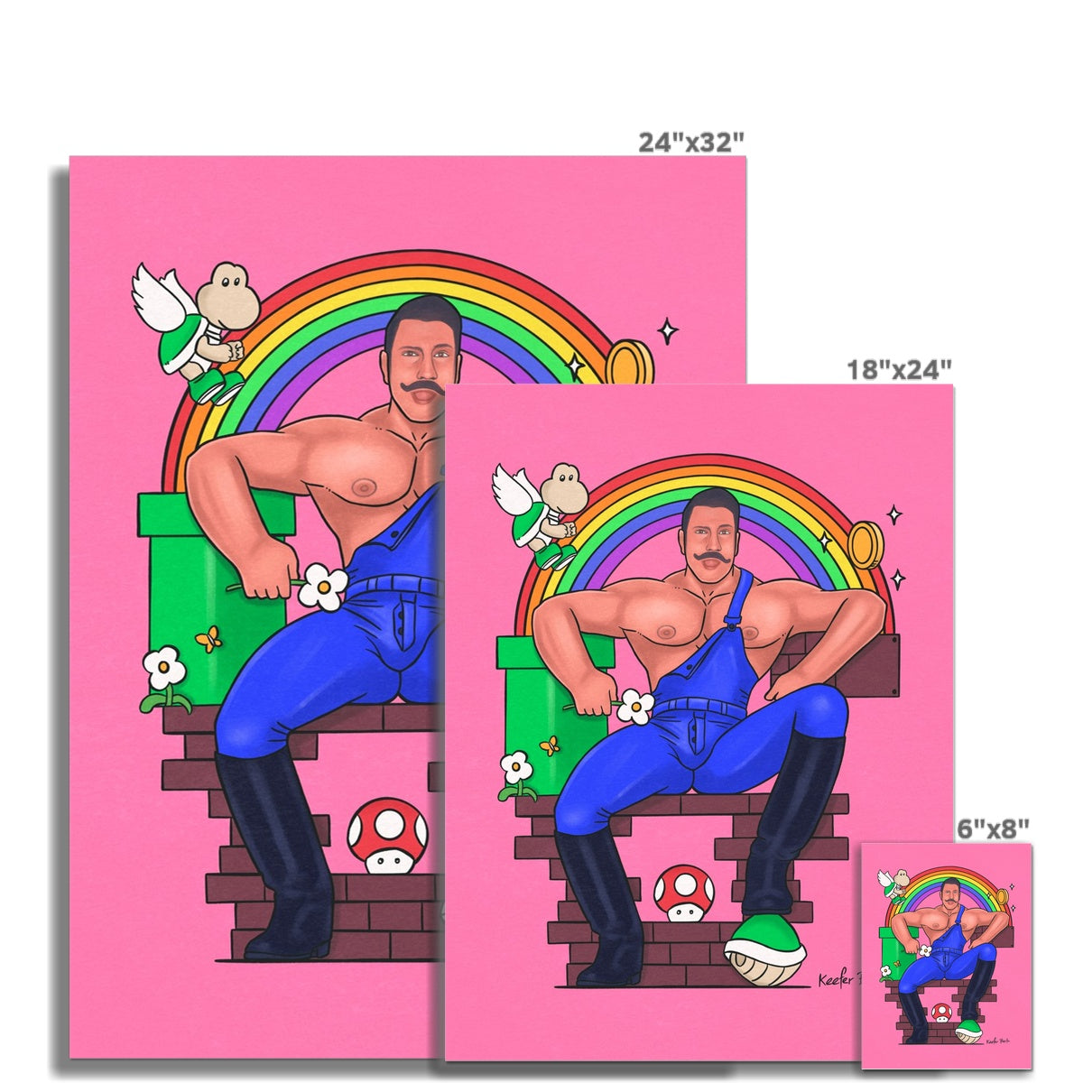 Mario Of Finland Premium Print