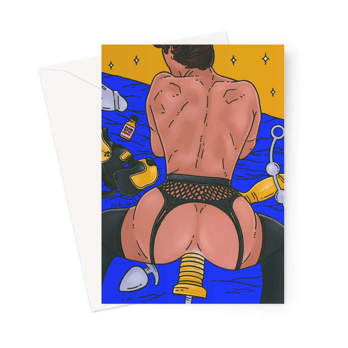 The Golden Boy Greeting Card