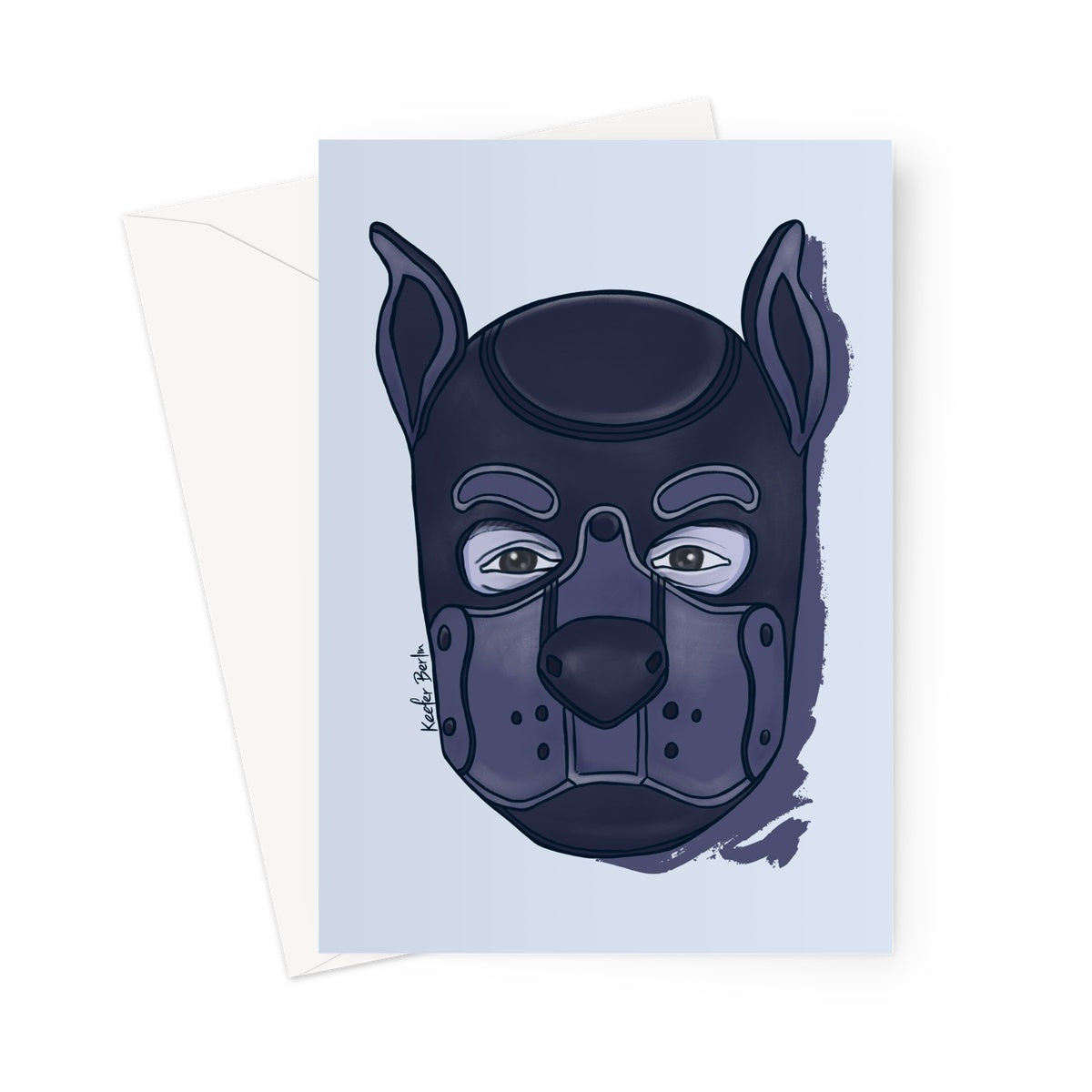 Bondage Pup Greeting Card