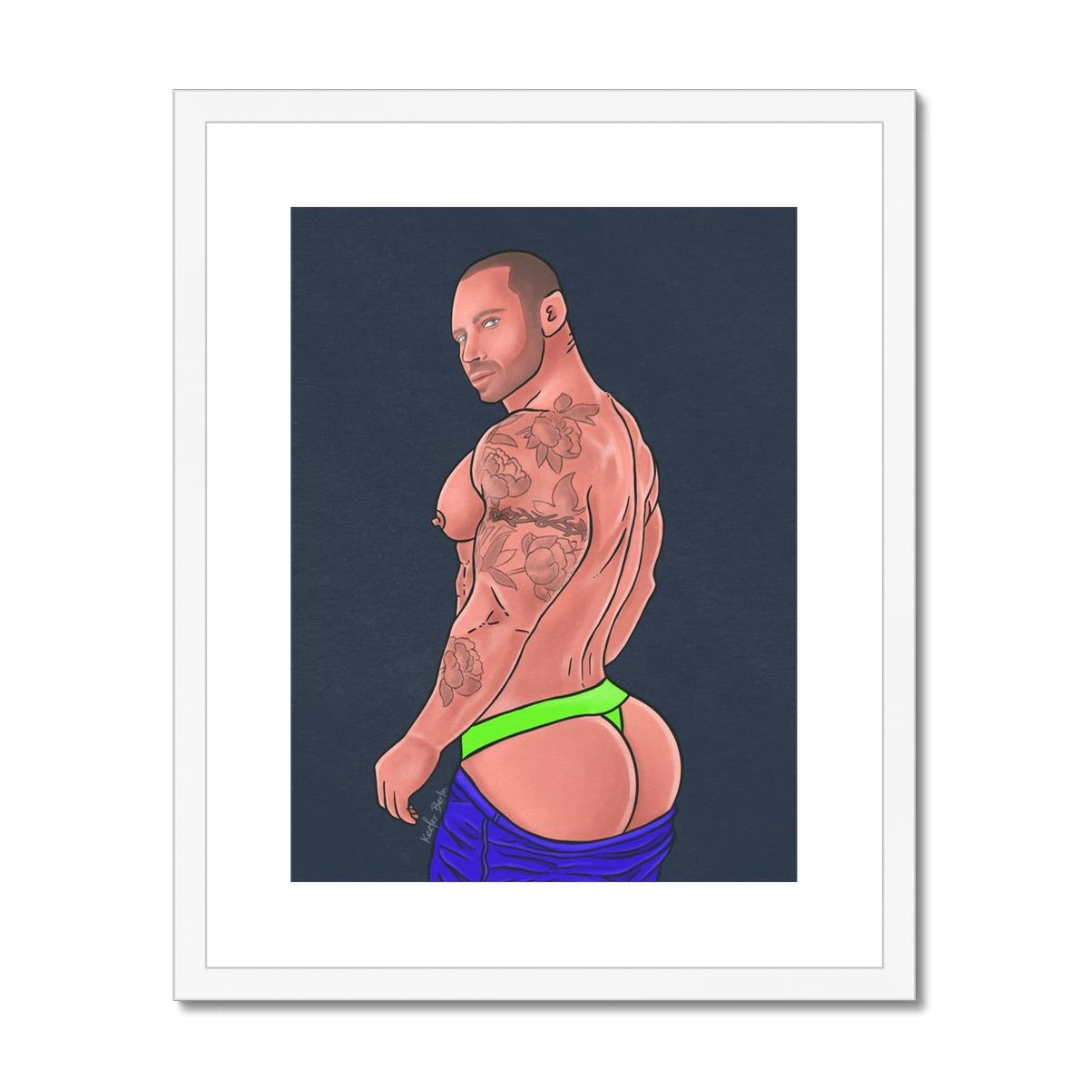 Come Taste My Cake Framed Print (Ft. Scott Cullens)