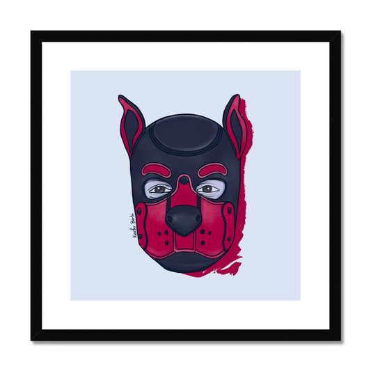 Fisting Pup Framed Print