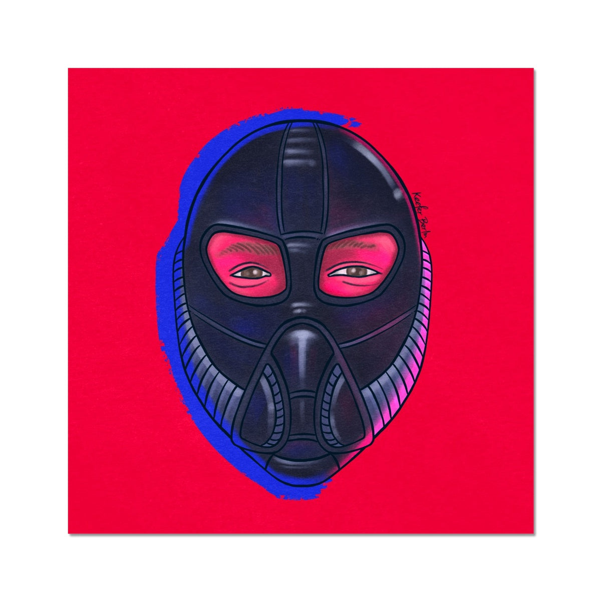 Head Of Rubber Art Print