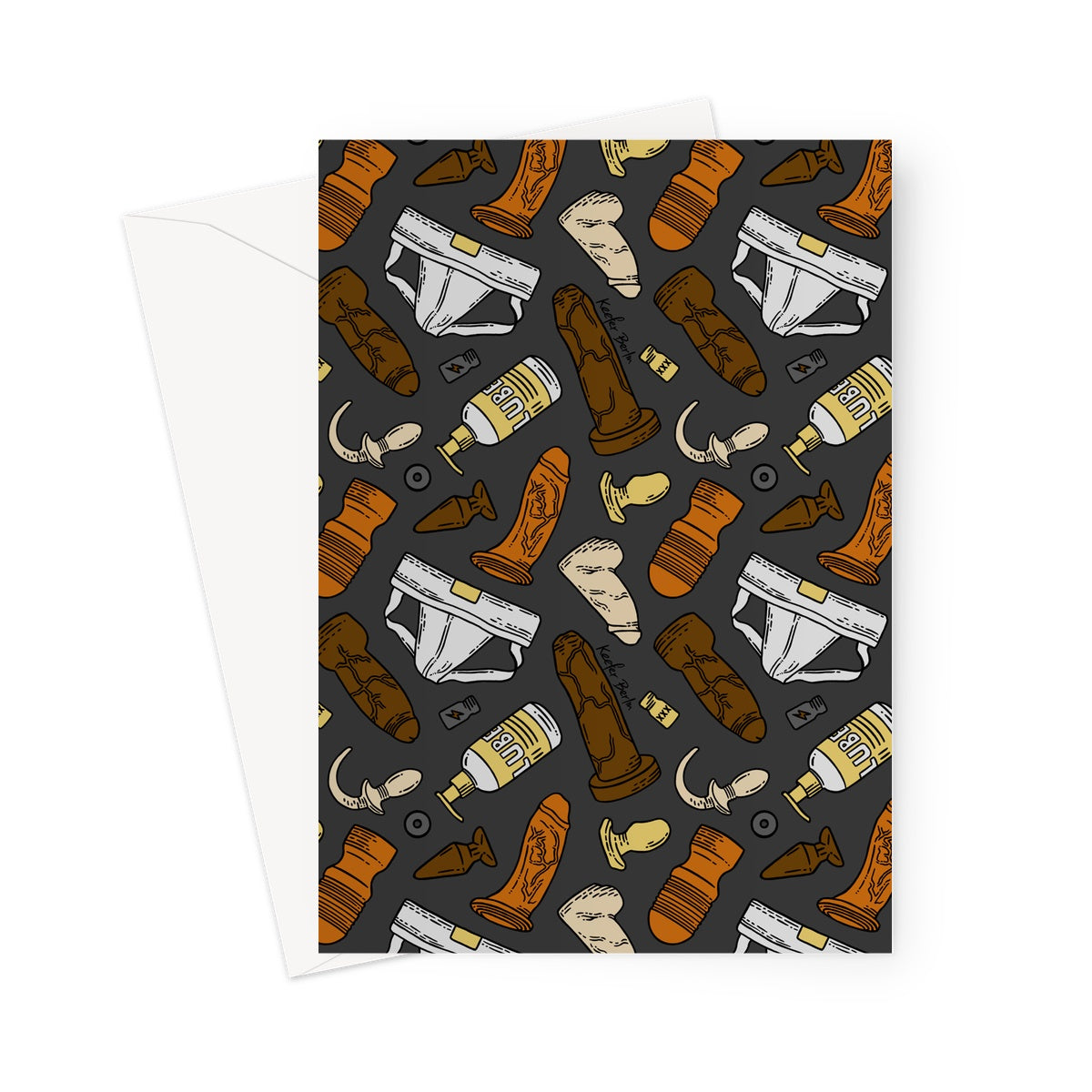 Power Bottom Kit (Bear Pride Edition) Greeting Card