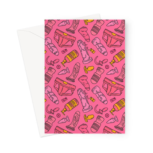 Power Bottom Kit (Bubble Gum Edition) Greeting Card