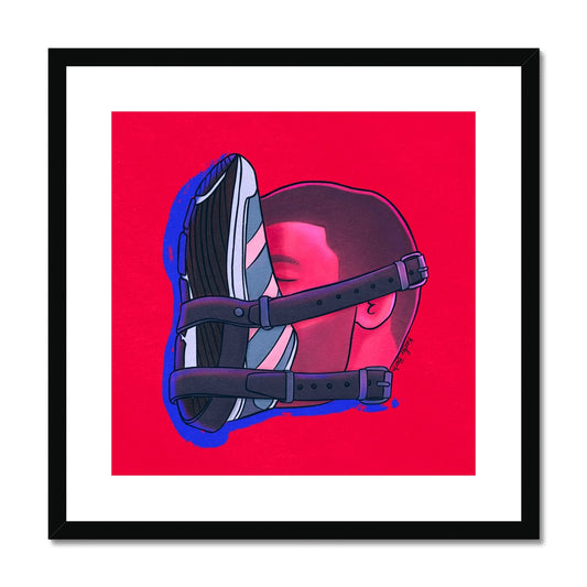 Head Of Sneaker Fetish Framed Print