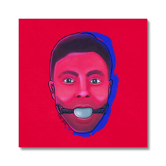 Head Of Gags Stretched Canvas Print